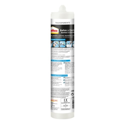 Pattex Baños y Cocinas Trans 280ml
